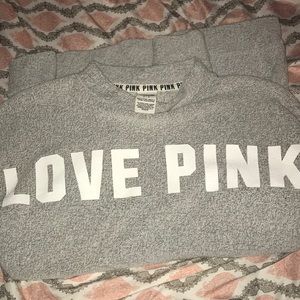 sweatshirt size small pink Victoria’s Secret
